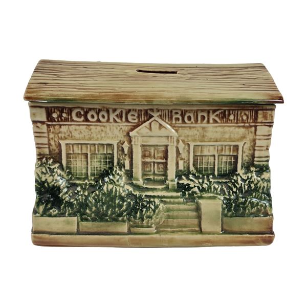McCoy Pottery Ceramic House Coin Bank