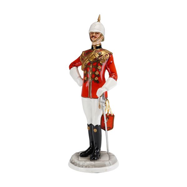 Michael Sutty Porcelain Figurine, Governors Bodyguard Madras