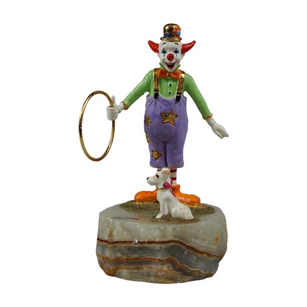 Ron Lee 1992 Dudley's Dog Act Clown Figurine