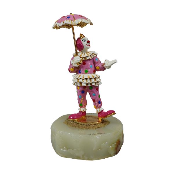 Ron Lee 1997 Signed Skittles Clown Sculpture