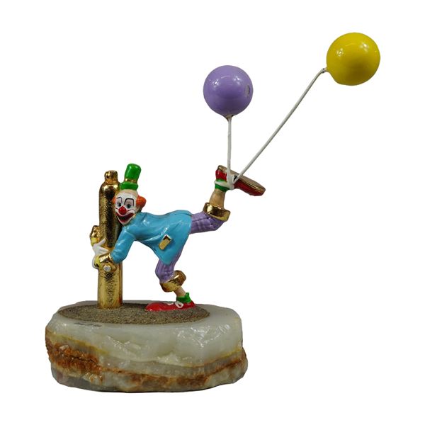 Ron Lee Gassing Up Clown Figurine