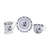 Image 1 : 3pc Wedgwood Georgetown Collection Ceramic Set, Volendam