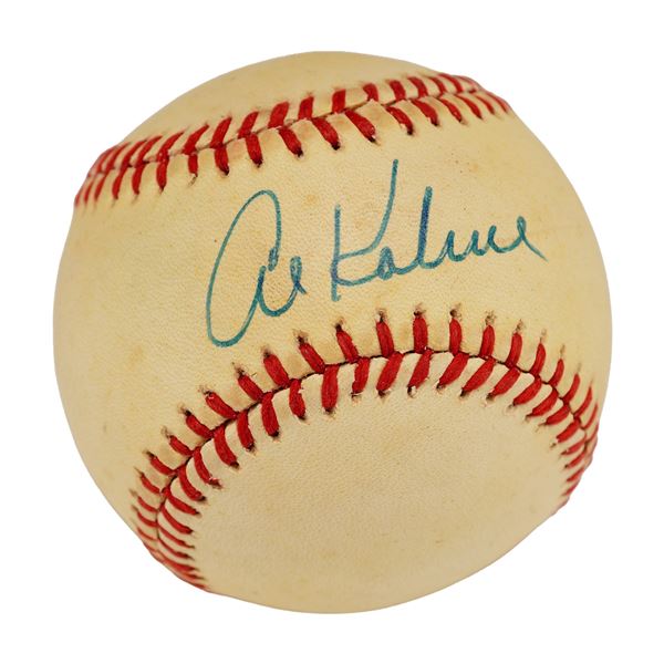 Rawlings PSA Authenticated Al Kaline Signed Baseball, Leather, Circa 1974-1983