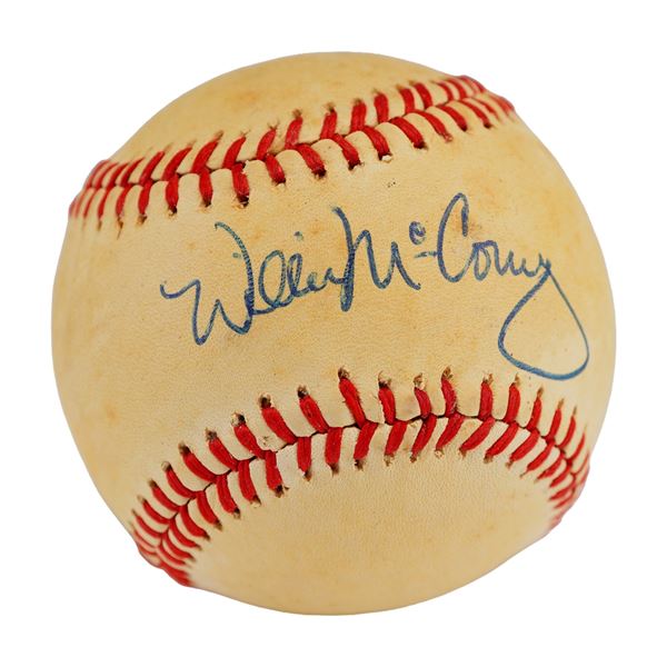 Willie McCovey Signed Rawlings Official National League Baseball, PSA/DNA Authenticated
