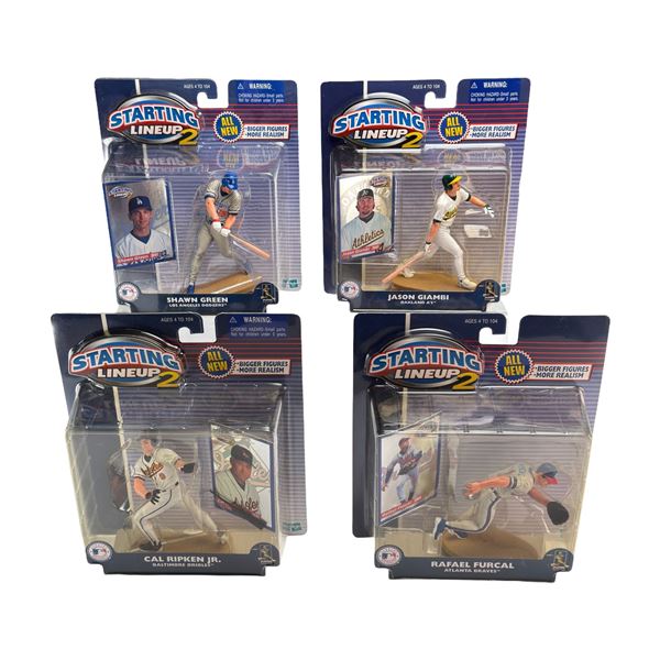 4pc 2001 Hasbro Starting Lineup 2 MLB Action Figures