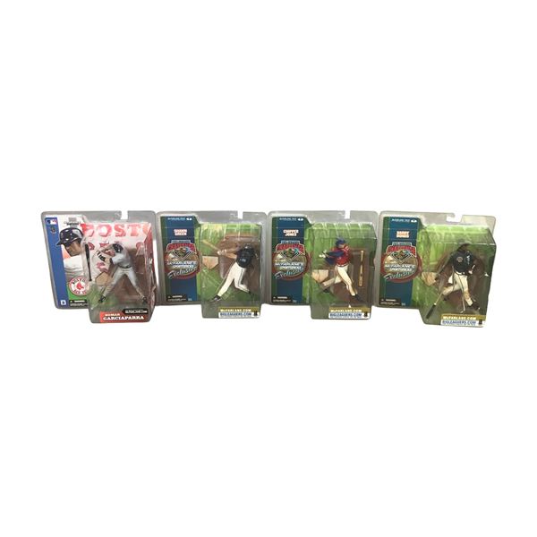 4pc Lot of McFarlane Toys SportsPicks MLB Figurines in Boxes including Big League Challenge Exclusiv