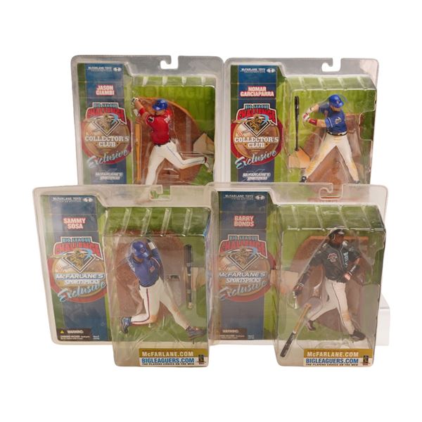4pc McFarlane's Sportspick Big League Challenge Action Figures Featuring Giambi, Garciaparra, Sosa, 