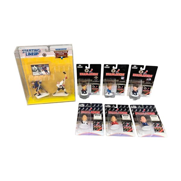 7pc Corinthian and Kenner Sports Collection Action Figures and Bobbleheads