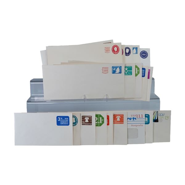 30pc Vintage US Postal Stationery Envelopes