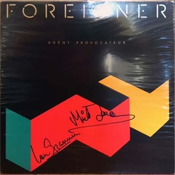 Foreigner agent Provocateur signed album