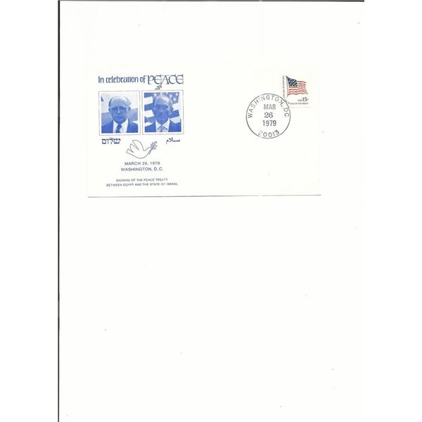 Egypt-Israel Peace Treaty - First Day Cover - 1979 - Washington D.C.