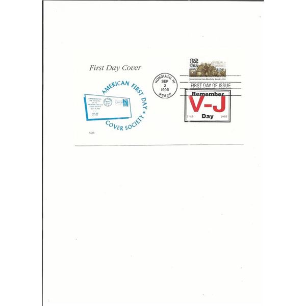 V-J Day 50th Anniversary - First Day Cover - Honolulu, HI - 1995