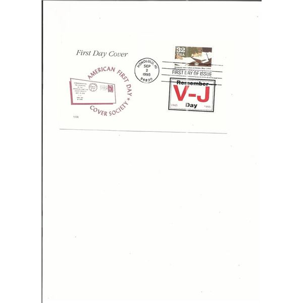 V-J Day 50th Anniversary - First Day Cover - Honolulu, HI - 1995