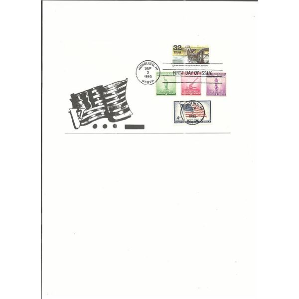 V-J Day 50th Anniversary - First Day Cover - Honolulu, HI - 1995