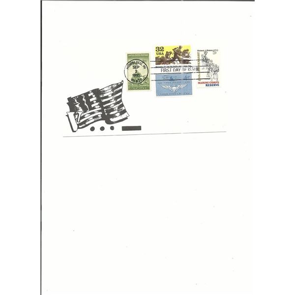 V-J Day 50th Anniversary - First Day Cover - Honolulu, HI - 1995