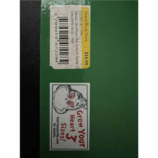 How the Grinch Stole Christmas Dr. Seuss Hardcover Holiday Classic