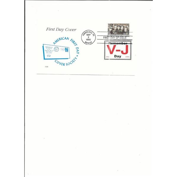 V-J Day 50th Anniversary - First Day Cover - Honolulu, HI - 1995