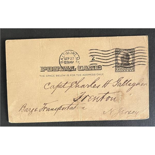 United States 1909 post card