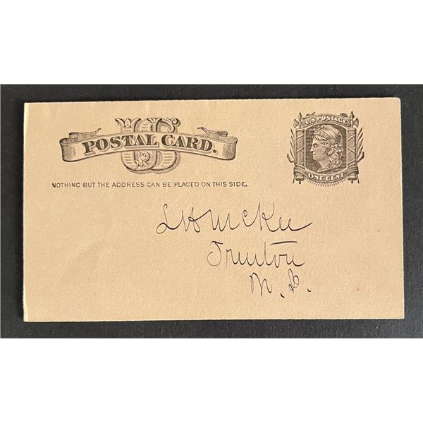 United States 1900s post card