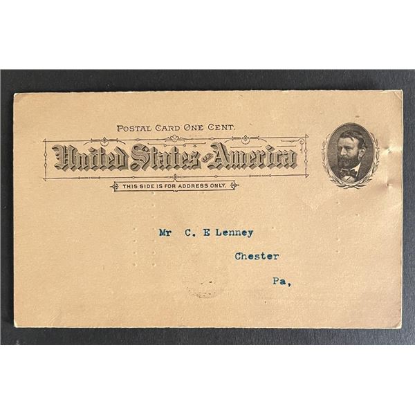 United States 1893 post card