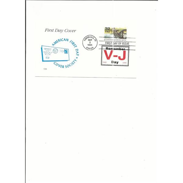 V-J Day 50th Anniversary - First Day Cover - Honolulu, HI - 1995