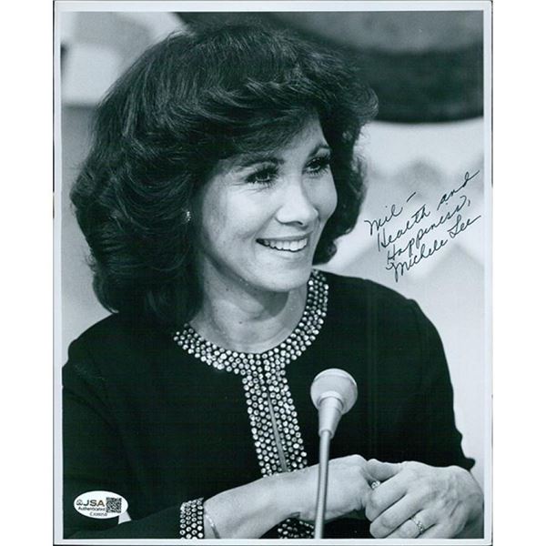 Knots Landing Michele Lee Signed 8x10 Glossy Photo JSA Authenticated Kinks