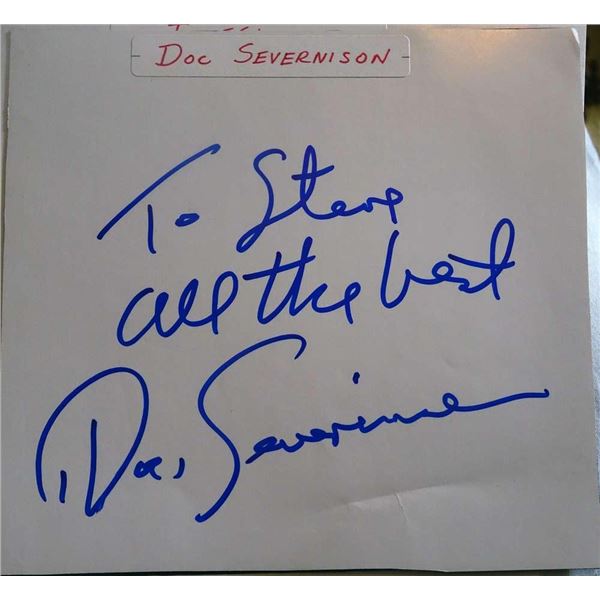 Doc Severinsen autograph