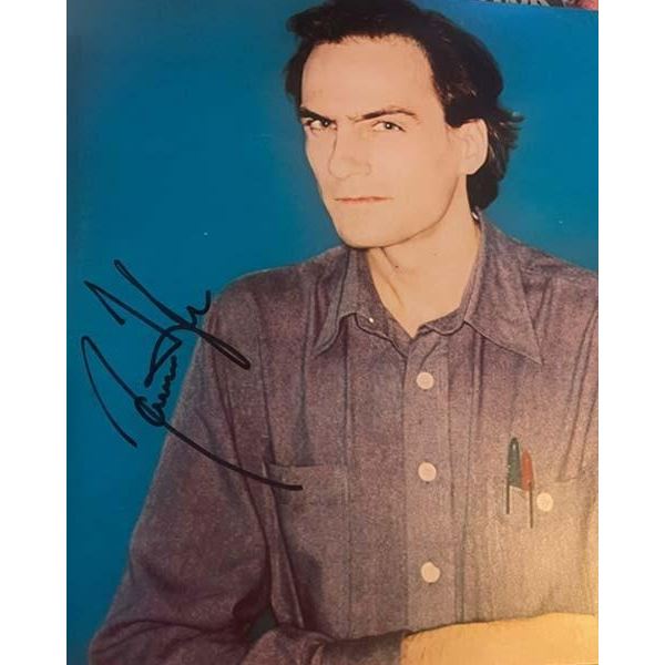 James Taylor Flag signed album