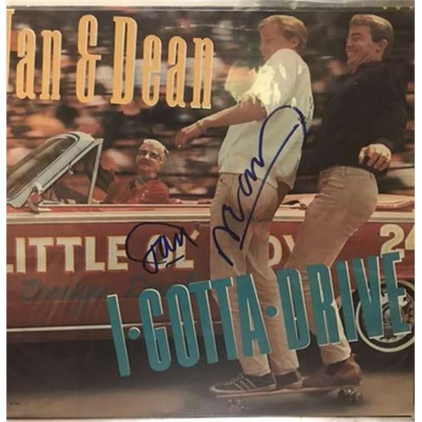 Jan & Dean signed I Gotta Drive band signed album