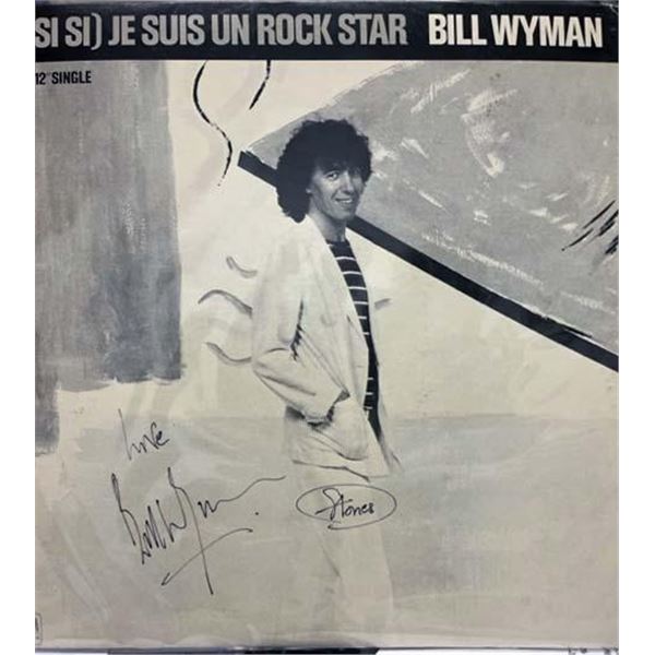 The Rolling Stones Bill Wyman signed album