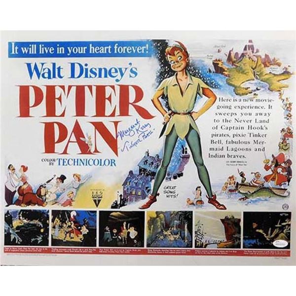 Disney Tinker Bell Margaret Kerry Signed 16x20 Matte Photo JSA Authenticated