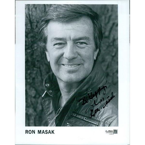 Murder, She Wrote Ron Masak Actor Signed Photo JSA Authenticated