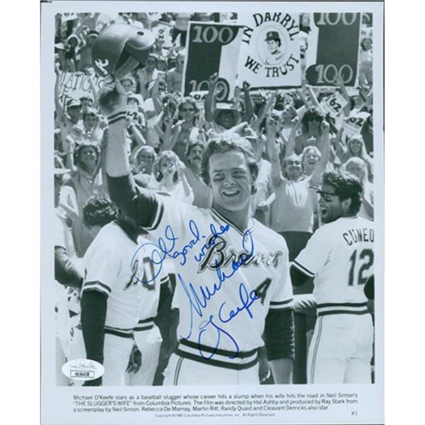The Slugger's Wife Michael O'Keefe Signed 8x10 Glossy Photo JSA Authenticated