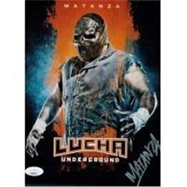Matanza Jeff Cobb Lucha Signed Photo