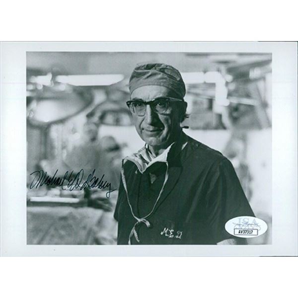 Father of Heart Surgery Michael DeBakey Signed 5x7 Glossy Photo JSA Authenticated