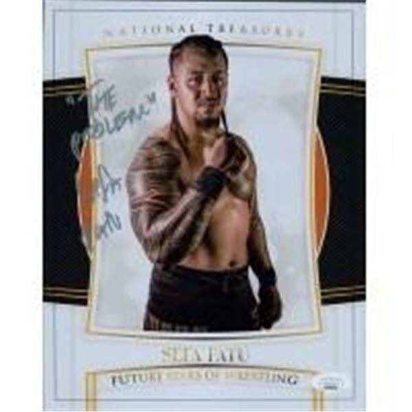 WWE Sefa Fatu Solo Sikoa Signed Photo