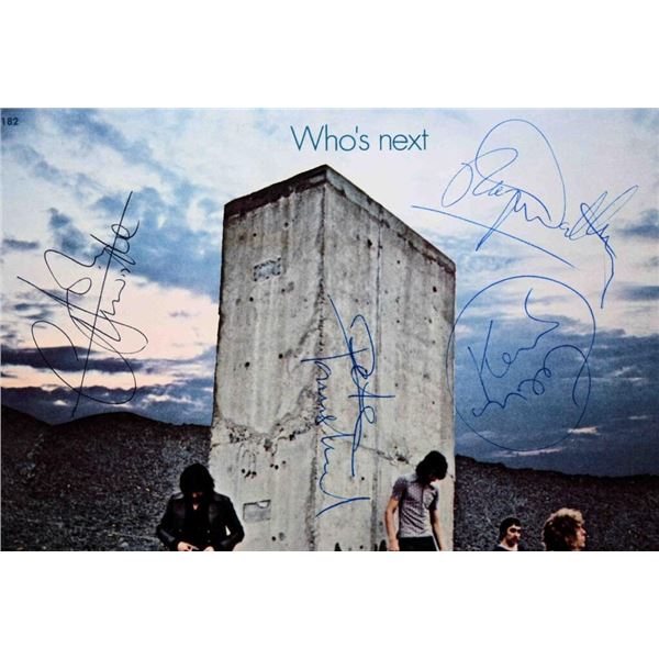 The Who Who's Next signed album