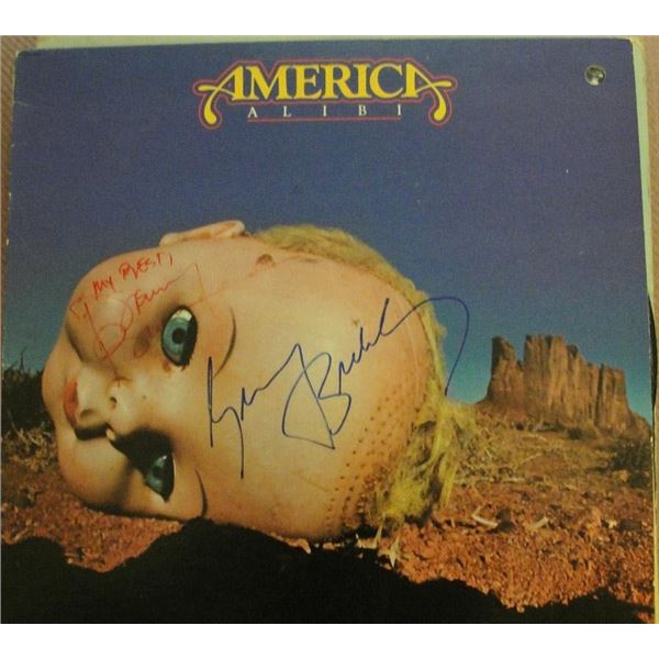 America Alibi band signed album