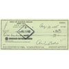 Image 1 : Lights Out Arch Oboler  signed check
