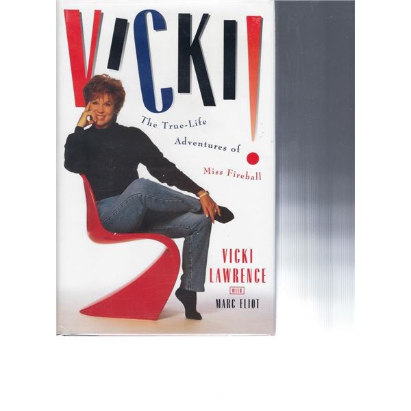 The Carol Burnett Show Vicki Lawrence signed book