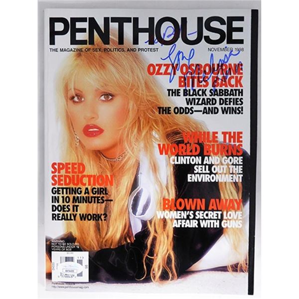 Penthouse Model Melissa Ann Signed Penthouse November 1998 Magazine JSA Authenticated