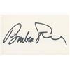 Image 1 : Barbra Streisand Autographed Signature Card — Framed Display
