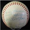 Image 2 : New York Yankees 1957 Team Signed Reach American League Baseball JSA Authentic