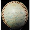 Image 3 : New York Yankees 1957 Team Signed Reach American League Baseball JSA Authentic