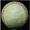 Image 4 : New York Yankees 1957 Team Signed Reach American League Baseball JSA Authentic