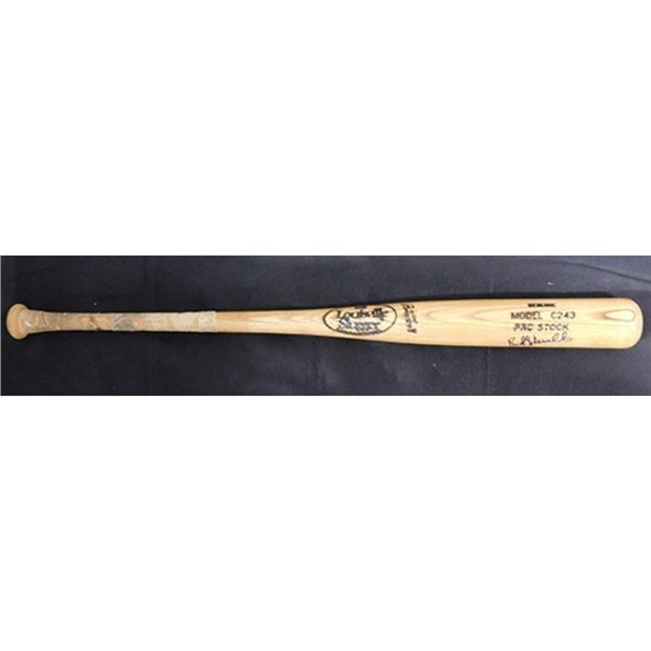 NY Yankees Buck Showalter Signed Spring Training Bat JSA Authenticated