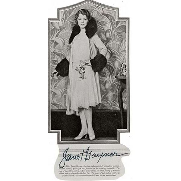 A Star Is Born Janet Gaynor Signed Photo