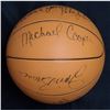 Image 2 : Los Angeles Lakers 1981-82 Team Signed Basketball JSA Authenticated