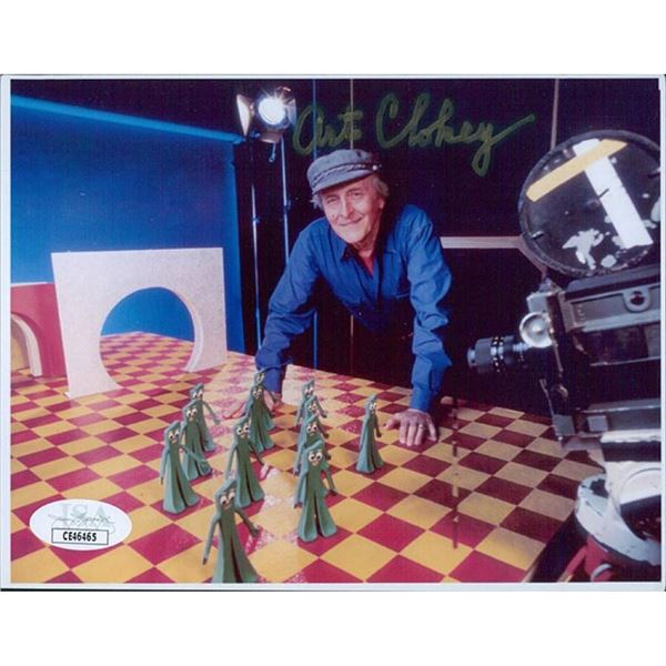Gumby Art Clokey signed photo. JSA Authenticated