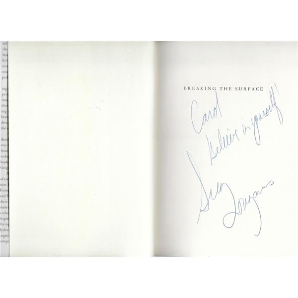 American Gold Medalist Greg Louganis signed book